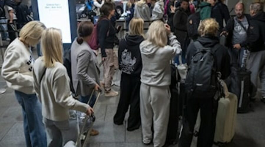 Chaos at Copenhagen airport with passengers missing flights due to security queues