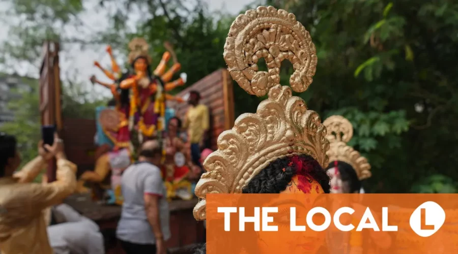 Where can you celebrate Durga Puja in Sweden?